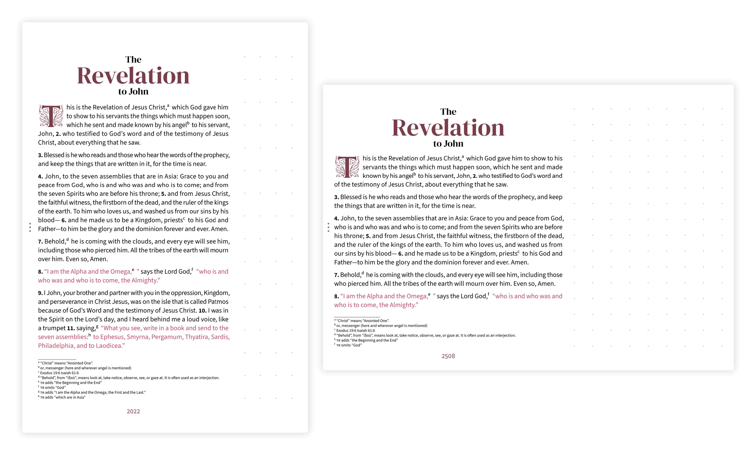 Portrait and landscape notetaking layouts shown side by side