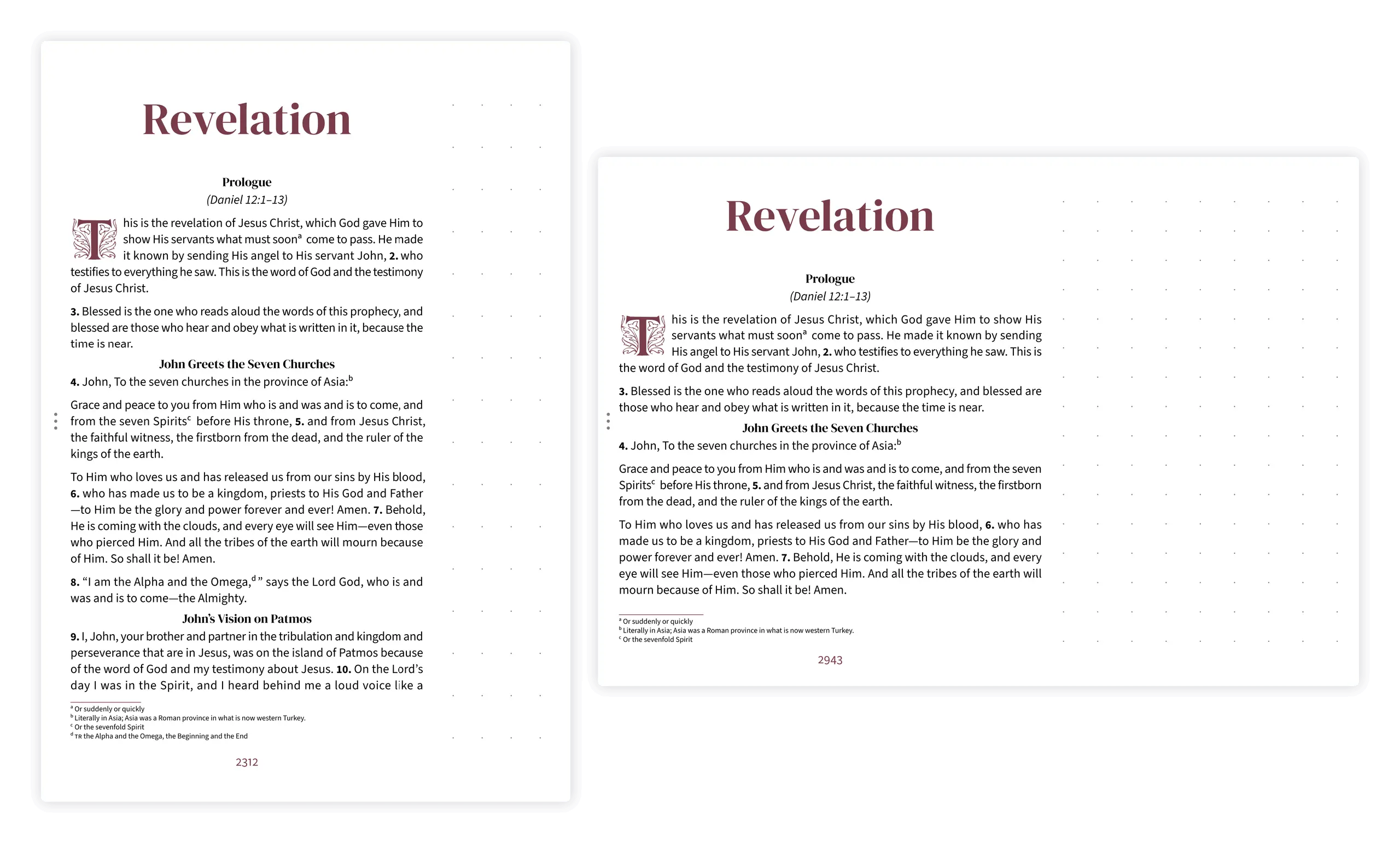 Portrait and landscape notetaking layouts shown side by side