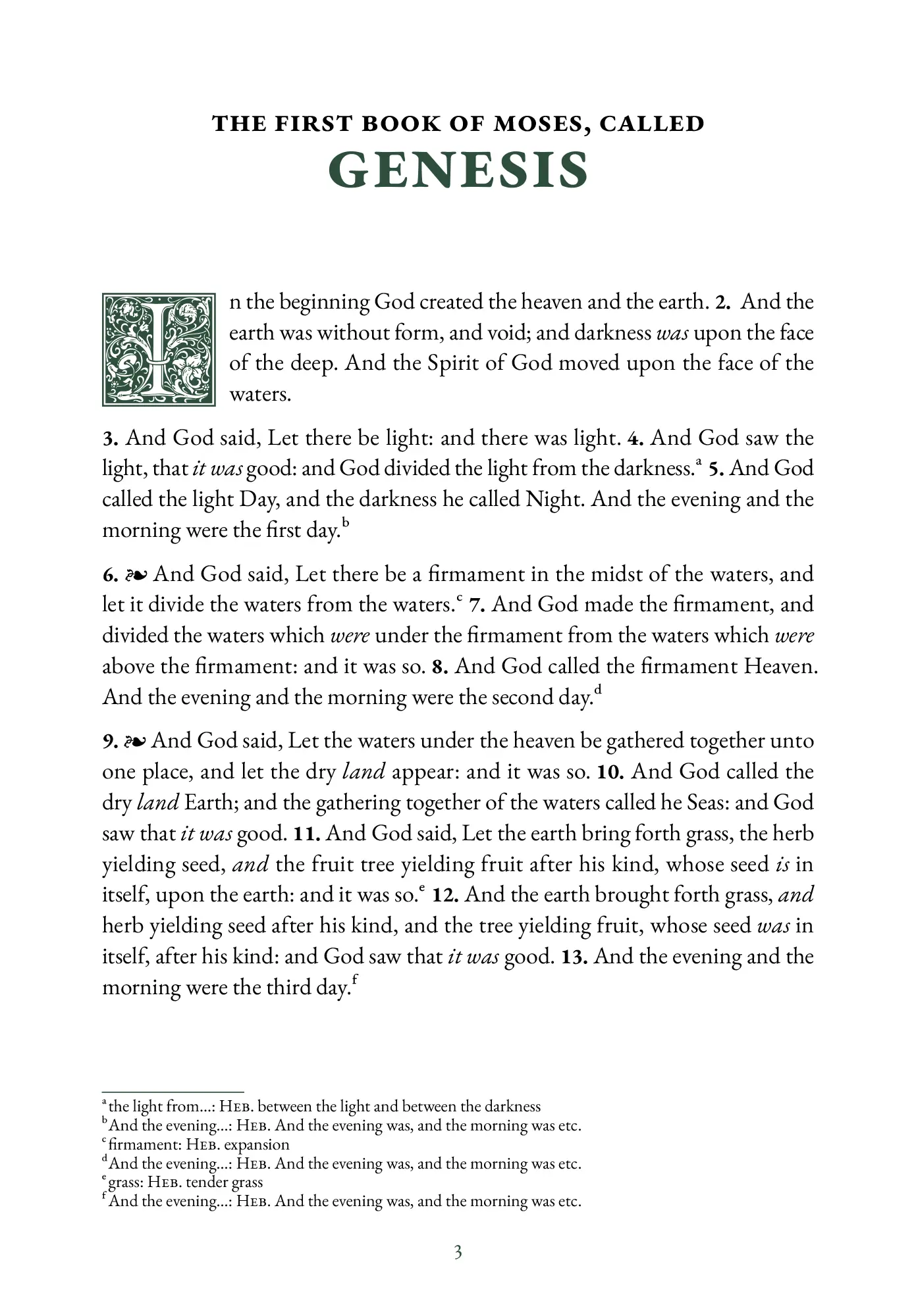 Interior spread of KJV Digital Bible showing Book of Genesis