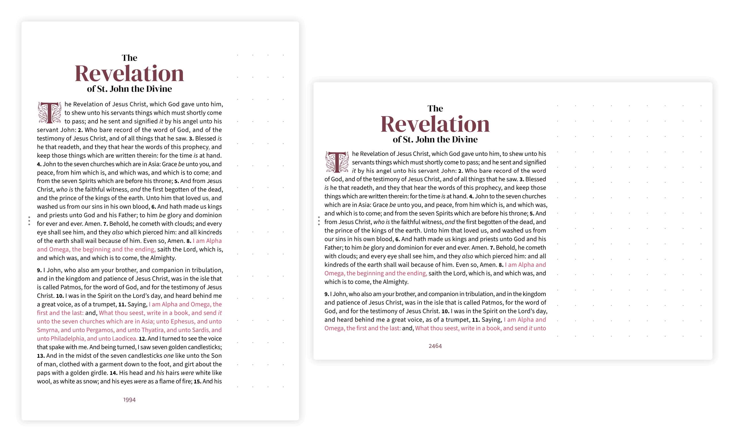 Portrait and landscape notetaking layouts shown side by side