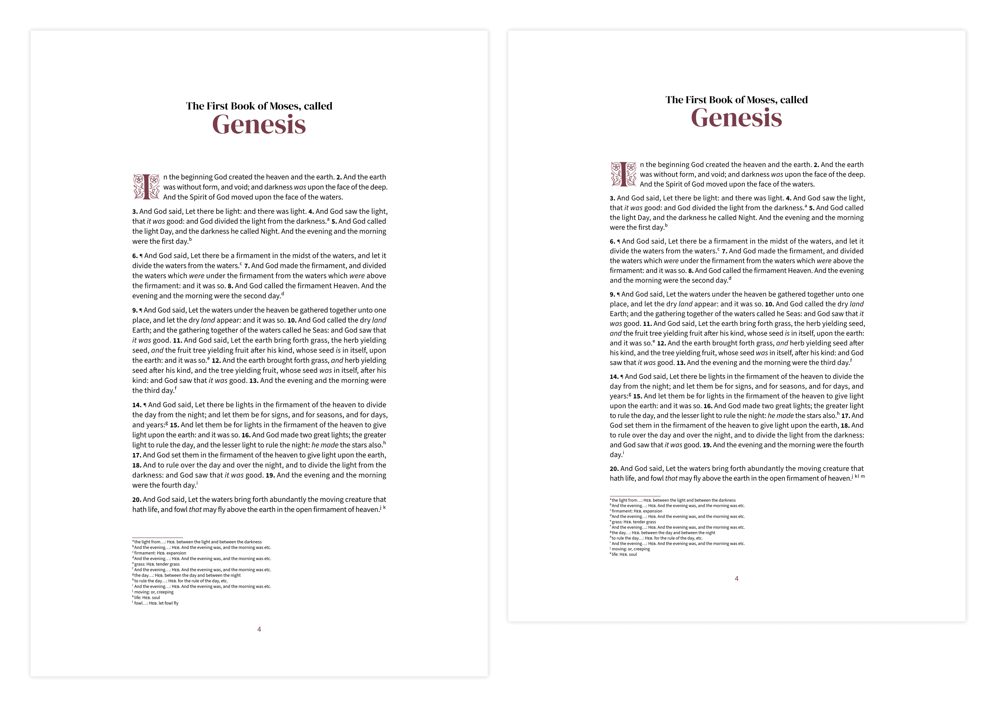 A4 and US Letter pages shown side by side
